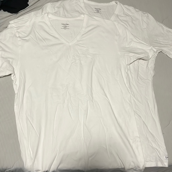 Calvin Klein Shirts 2 Calvin Klein V Neck T Shirts Poshmark